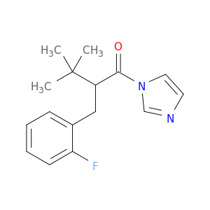1H-Imidazole, 1-[2-[(2-fluorophenyl)methyl]-3,3-dimethyl-1-oxobutyl]-