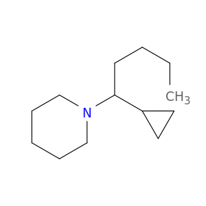 Piperidine, 1-(1-cyclopropylpentyl)-