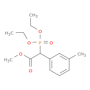 methyl 2-diethoxyphosphoryl-2-(3-methylphenyl)acetate
