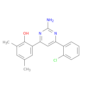 Phenol, 2-[2-amino-6-(2-chlorophenyl)-4-pyrimidinyl]-4,6-dimethyl-