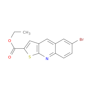 Thieno[2,3-b]quinoline-2-carboxylic acid, 6-bromo-, ethyl ester