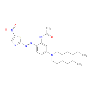 Acetamide, N-[5-(dihexylamino)-2-[(5-nitro-2-thiazolyl)azo]phenyl]-