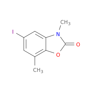 2(3H)-Benzoxazolone, 5-iodo-3,7-dimethyl-