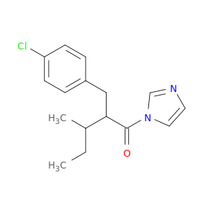 1H-Imidazole, 1-[2-[(4-chlorophenyl)methyl]-3-methyl-1-oxopentyl]-