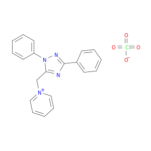 Pyridinium, 1-[(1,3-diphenyl-1H-1,2,4-triazol-5-yl)methyl]-, perchlorate