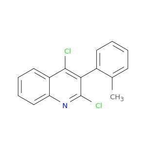 Quinoline, 2,4-dichloro-3-(2-methylphenyl)-