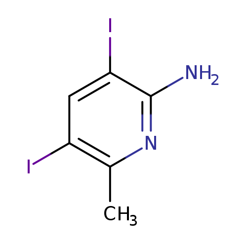 2-氨基-3,5-二碘-6-甲基吡啶