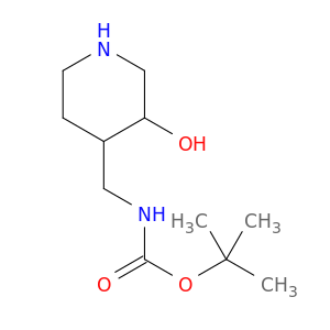 tert-butyl N-[(3-hydroxypiperidin-4-yl)methyl]carbamate