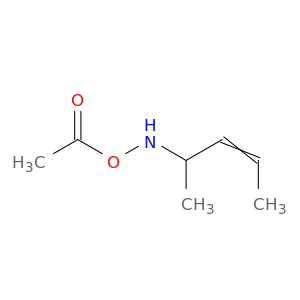 3-Penten-2-amine, N-(acetyloxy)-