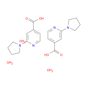 4-Pyridinecarboxylicacid, 2-(1-pyrrolidinyl)-, hydrate (2:3)