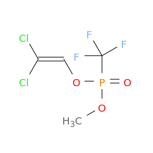 Phosphonic acid, (trifluoromethyl)-, 2,2-dichloroethenyl methyl ester