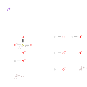 Alunite(K[Al3O3(SO4)2].3H2O)