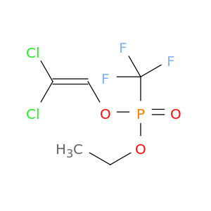 Phosphonic acid, (trifluoromethyl)-, 2,2-dichloroethenyl ethyl ester