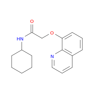 Acetamide, N-cyclohexyl-2-(8-quinolinyloxy)-