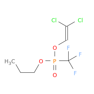 Phosphonic acid, (trifluoromethyl)-, 2,2-dichloroethenyl propyl ester