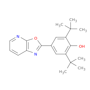 Phenol, 2,6-bis(1,1-dimethylethyl)-4-oxazolo[5,4-b]pyridin-2-yl-