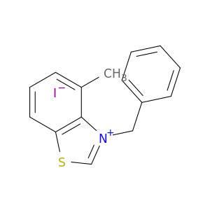 Benzothiazolium, 4-methyl-3-(phenylmethyl)-, iodide