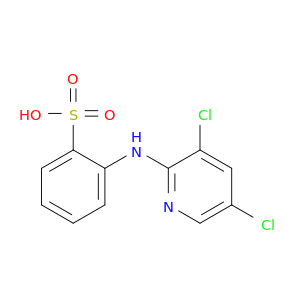Benzenesulfonic acid, 2-[(3,5-dichloro-2-pyridinyl)amino]-