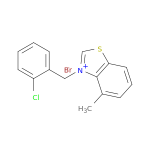 Benzothiazolium, 3-[(2-chlorophenyl)methyl]-4-methyl-, bromide