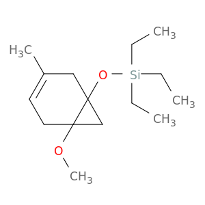 Silane, triethyl[(6-methoxy-3-methylbicyclo[4.1.0]hept-3-en-1-yl)oxy]-