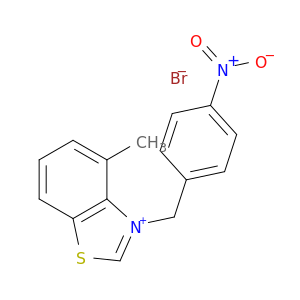 Benzothiazolium, 4-methyl-3-[(4-nitrophenyl)methyl]-, bromide