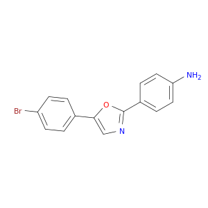 Benzenamine, 4-[5-(4-bromophenyl)-2-oxazolyl]-