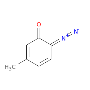2,4-Cyclohexadien-1-one, 6-diazo-3-methyl-