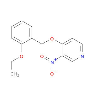 Pyridine, 4-[(2-ethoxyphenyl)methoxy]-3-nitro-
