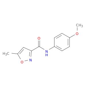 3-Isoxazolecarboxamide, N-(4-methoxyphenyl)-5-methyl-