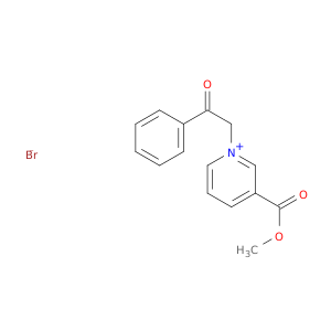 Pyridinium, 3-(methoxycarbonyl)-1-(2-oxo-2-phenylethyl)-, bromide
