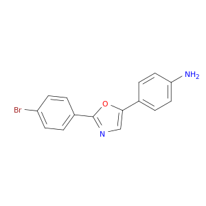 Benzenamine, 4-[2-(4-bromophenyl)-5-oxazolyl]-