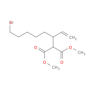 Propanedioic acid, (6-bromo-1-ethenylhexyl)-, dimethyl ester