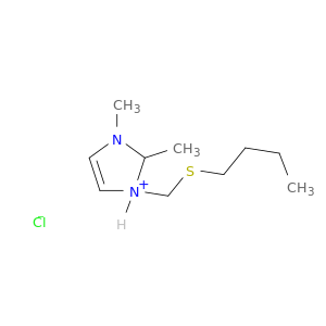 1H-Imidazolium, 1-[(butylthio)methyl]-2,3-dimethyl-, chloride