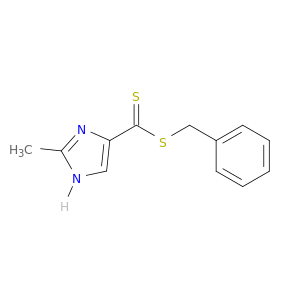 1H-Imidazole-4-carbodithioic acid, 2-methyl-, phenylmethyl ester