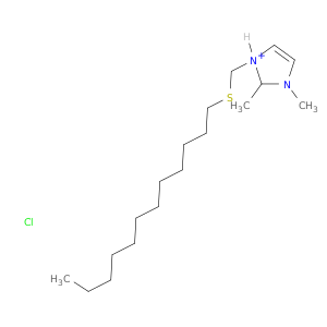 1H-Imidazolium, 1-[(dodecylthio)methyl]-2,3-dimethyl-, chloride
