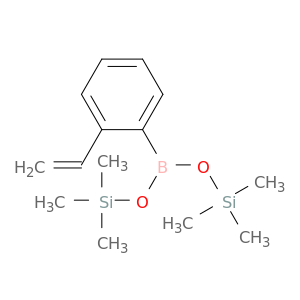 Boronic acid, (2-ethenylphenyl)-, bis(trimethylsilyl) ester