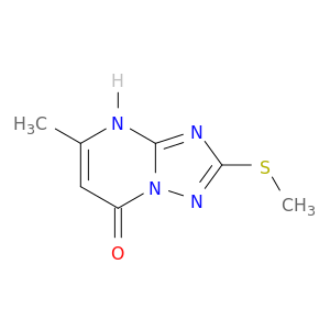 [1,2,4]Triazolo[1,5-a]pyrimidin-7(4H)-one, 5-methyl-2-(methylthio)-