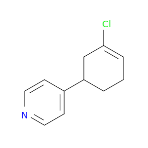 Pyridine, 4-(3-chloro-3-cyclohexen-1-yl)-