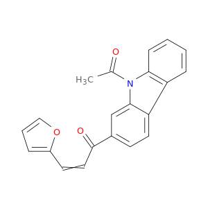 9H-Carbazole, 9-acetyl-2-[3-(2-furanyl)-1-oxo-2-propenyl]-