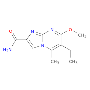 Imidazo[1,2-a]pyrimidine-2-carboxamide, 6-ethyl-7-methoxy-5-methyl-