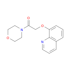 Morpholine, 4-[(8-quinolinyloxy)acetyl]-