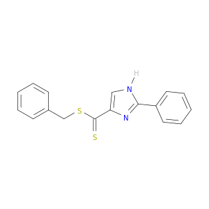 1H-Imidazole-4-carbodithioic acid, 2-phenyl-, phenylmethyl ester