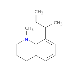 Quinoline, 1,2,3,4-tetrahydro-1-methyl-8-(1-methyl-2-propenyl)-