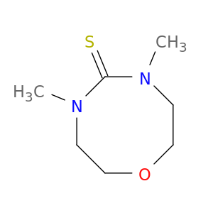 2H-1,4,6-Oxadiazocine-5(6H)-thione, tetrahydro-4,6-dimethyl-