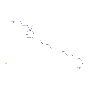 1H-Imidazolium, 1-butyl-3-[(dodecylthio)methyl]-, chloride