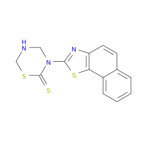 2H-1,3,5-Thiadiazine-2-thione, tetrahydro-3-naphtho[2,1-d]thiazol-2-yl-