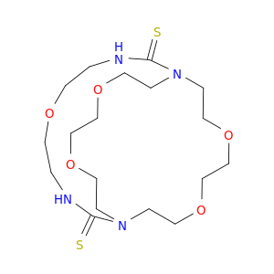 6,14,17,22,25-Pentaoxa-1,3,9,11-tetraazabicyclo[9.8.8]heptacosane-2,10-dithione