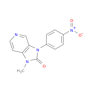2H-Imidazo[4,5-c]pyridin-2-one, 1,3-dihydro-1-methyl-3-(4-nitrophenyl)-