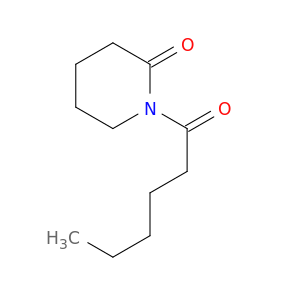 2-Piperidinone, 1-(1-oxohexyl)-