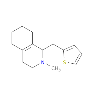 Isoquinoline, 1,2,3,4,5,6,7,8-octahydro-2-methyl-1-(2-thienylmethyl)-